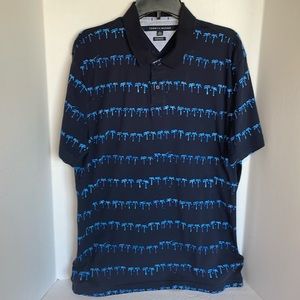 Tommy Hilfiger Blaine collar shirt with palm trees Men’s size XL custom fit